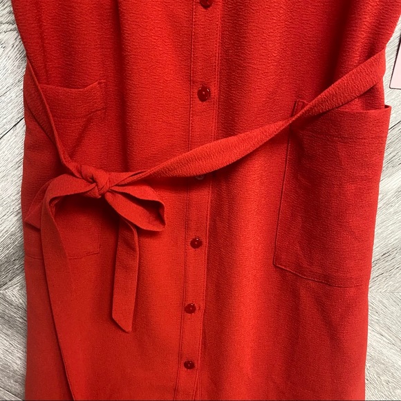 Rachel Parcell | The Red Everyday Shirt Dress XL - Picture 4 of 8